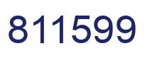 Number 811599 blue image