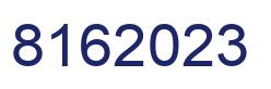Número 8162023 imagen azul
