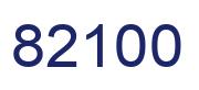 Number 82100 blue image
