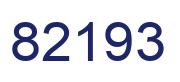 Número 82193 imagen azul