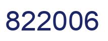 Number 822006 blue image