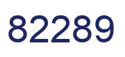 Número 82289 imagen azul