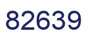 Number 82639 blue image
