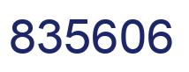 Number 835606 blue image