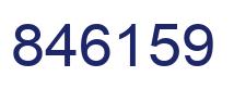 Número 846159 imagen azul