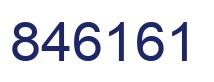 Número 846161 imagen azul