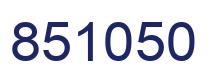 Número 851050 imagen azul