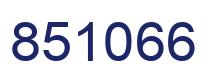 Número 851066 imagen azul