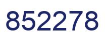 Número 852278 imagen azul