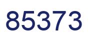 Number 85373 blue image