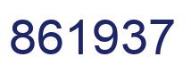 Número 861937 imagen azul