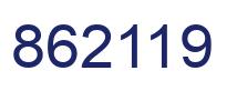 Número 862119 imagen azul