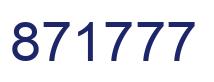 Número 871777 imagen azul