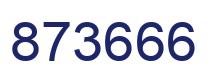 Número 873666 imagen azul