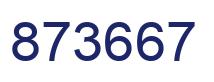 Número 873667 imagen azul
