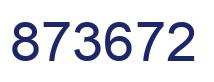 Número 873672 imagen azul