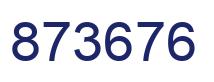 Número 873676 imagen azul