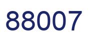 Number 88007 blue image
