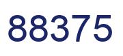 Número 88375 imagen azul