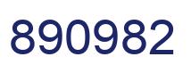 Number 890982 blue image