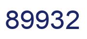 Número 89932 imagen azul