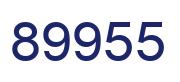 Number 89955 blue image