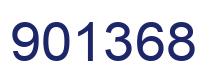 Number 901368 blue image