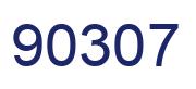 Number 90307 blue image