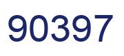 Number 90397 blue image