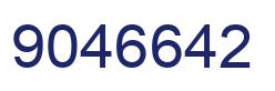 Number 9046642 blue image