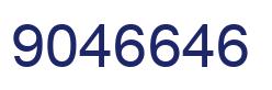 Number 9046646 blue image