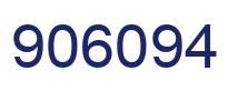 Number 906094 blue image