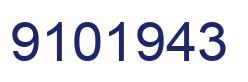 Number 9101943 blue image