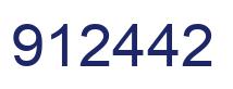 Number 912442 blue image