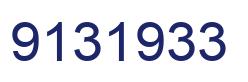 Number 9131933 blue image