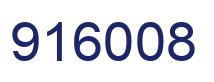 Number 916008 blue image