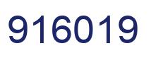 Número 916019 imagen azul