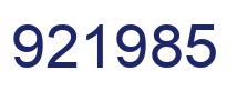 Número 921985 imagen azul
