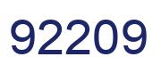 Number 92209 blue image