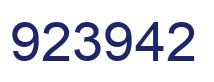 Número 923942 imagen azul