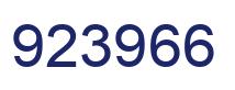 Número 923966 imagen azul
