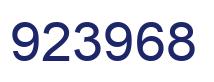 Número 923968 imagen azul