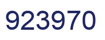 Número 923970 imagen azul