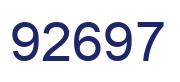 Number 92697 blue image
