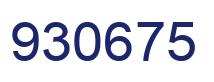 Número 930675 imagen azul