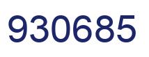 Número 930685 imagen azul