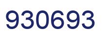 Number 930693 blue image