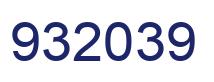 Número 932039 imagen azul