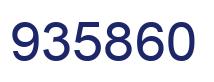 Number 935860 blue image
