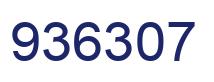Number 936307 blue image